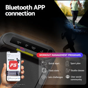 Treadmill Walking Pad | Electric Incline Under Desk Home Gym Treadmill | Black | Compact Fitness Equipment