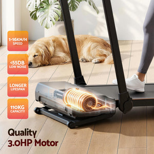 3-in-1 Walking Pad Treadmill | 20% Auto Incline | Foldable Under Desk | Home Use