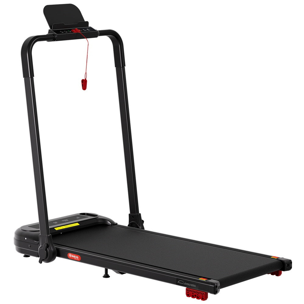 Treadmill Walking Pad | Electric Incline Foldable Home Gym Treadmill | Black | Compact Fitness Equipment