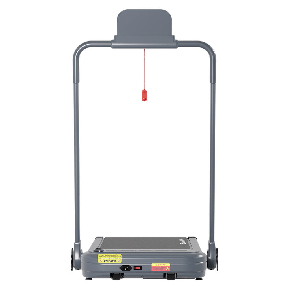 Treadmill Walking Pad | Electric Incline Foldable Home Gym Treadmill | Grey | Compact Fitness Equipment