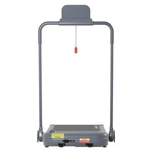 Treadmill Walking Pad | Electric Incline Foldable Home Gym Treadmill | Grey | Compact Fitness Equipment