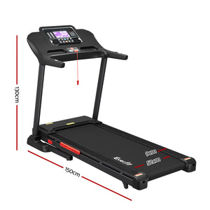 Everfit Treadmill Electric | Auto Incline | Home Gym Fitness Exercise Machine | 520mm