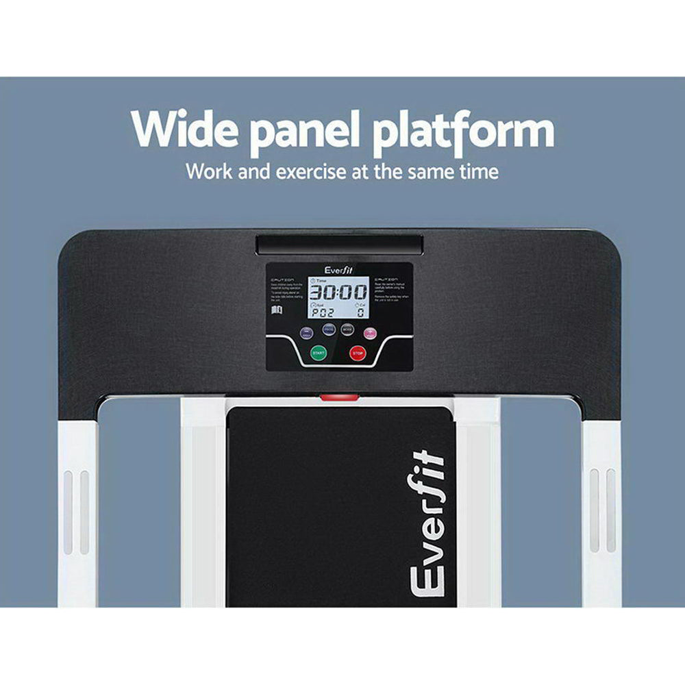 Everfit Treadmill Electric | Home Gym Fitness Exercise | Fully Foldable | 420mm | White