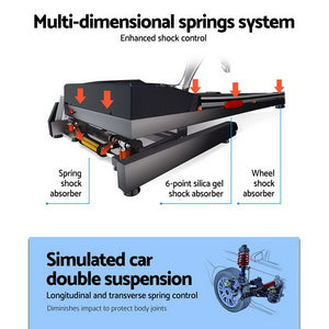 Everfit Treadmill Electric | Auto Incline | Home Gym Fitness Exercise Machine | 450mm