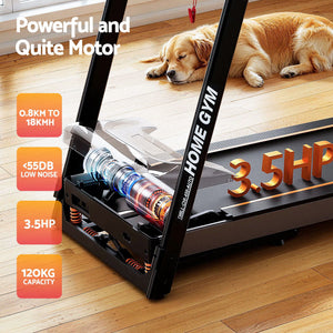 Everfit Treadmill Electric | Auto Incline | Home Gym Fitness Exercise Machine | 450mm