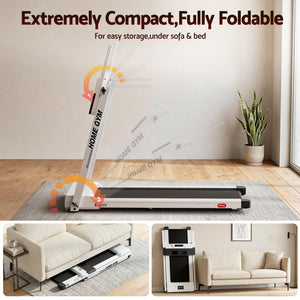 Everfit Treadmill Electric Fully Foldable Home Gym Exercise Fitness White
