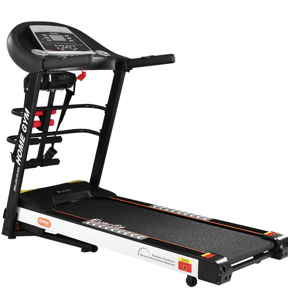 Everfit Treadmill | Electric Home Gym Fitness Machine | with Massager | 450mm