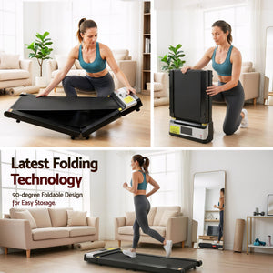 Everfit Treadmill | Electric Walking Pad | Under Desk Home Gym | Foldable Belt