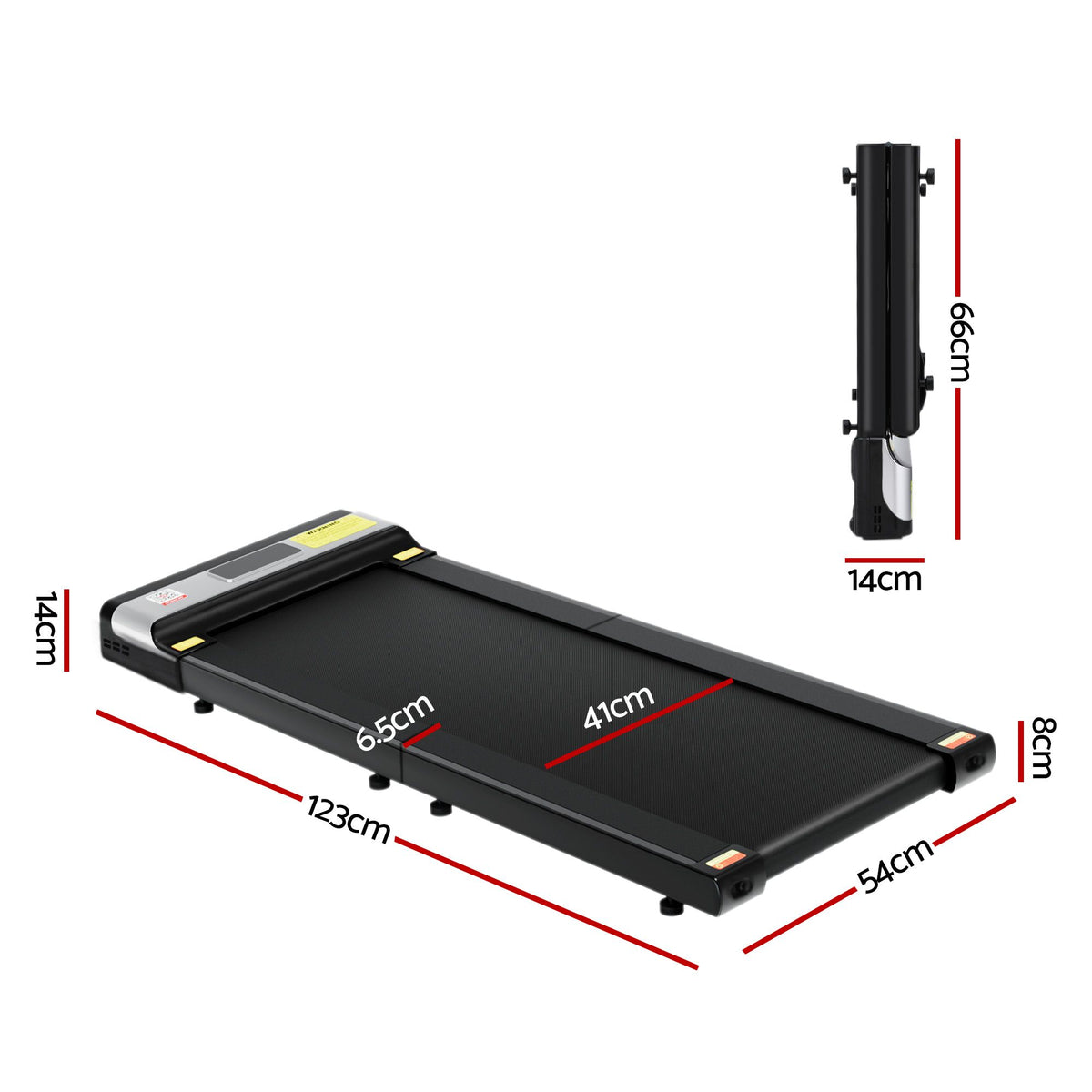 Everfit Treadmill | Electric Walking Pad | Under Desk Home Gym | Foldable Belt
