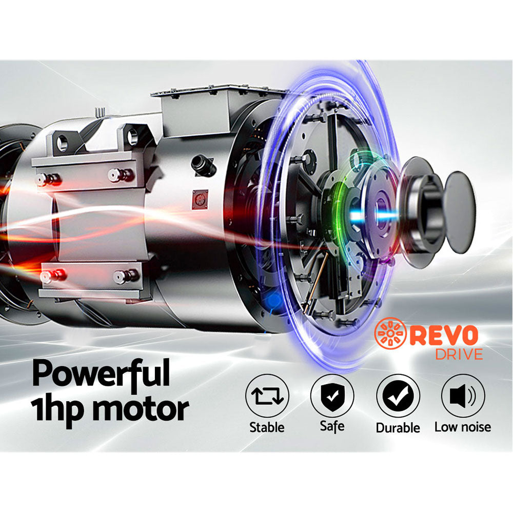 Everfit Treadmill Electric | Home Gym Fitness Exercise Machine | Foldable | 370mm