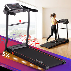 Everfit Treadmill Electric | Home Gym Fitness Exercise Machine | Incline | 400mm