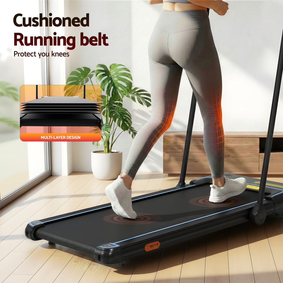 Everfit Electric Treadmill Walking Pad with Remote Control