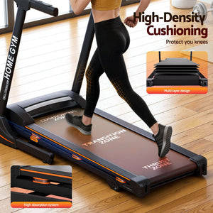 Everfit Electric Treadmill | Home Gym Fitness Machine | Hydraulic 420mm