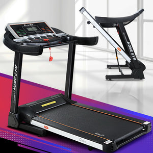 Everfit Treadmill Electric | Auto Level Incline | Home Gym Fitness Exercise | 450mm