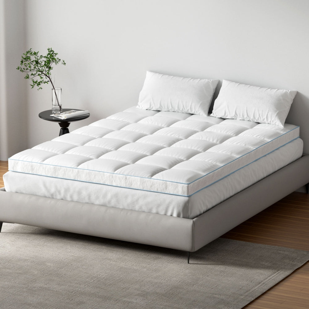 Bedding Mattress Topper | Pillowtop Bamboo | 10 cm Thickness | Queen Size