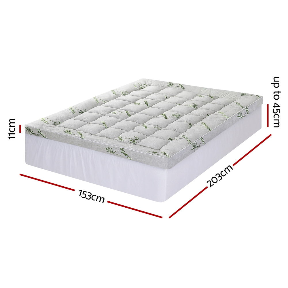 Mattress Topper 11cm | Bamboo Pillowtop | Queen Size