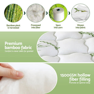 Mattress Topper 11cm | Bamboo Pillowtop | Single Size