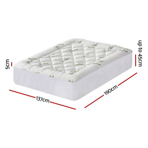 Mattress Topper 5cm | Bamboo Pillowtop | Double Size