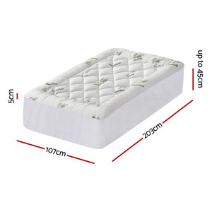 Mattress Topper 5cm | Bamboo Pillowtop | King Single Size