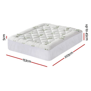 Mattress Topper 5cm | Bamboo Pillowtop | Queen Size
