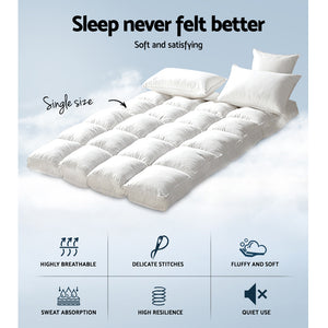 Giselle Bedding | Mattress Topper | Pillowtop Bamboo | Single