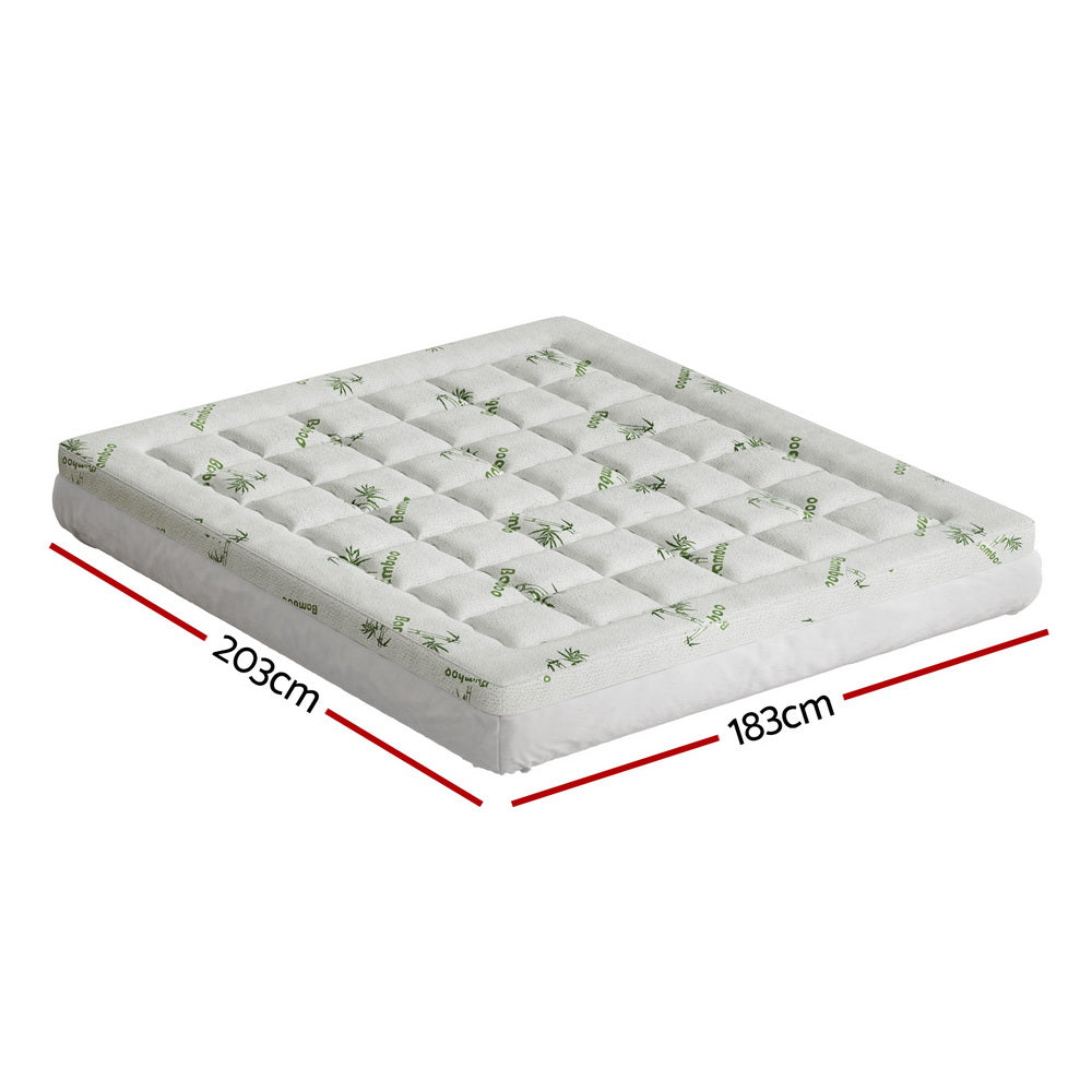 Giselle Bedding | Mattress Topper | Pillowtop Bamboo | 7.5cm | King