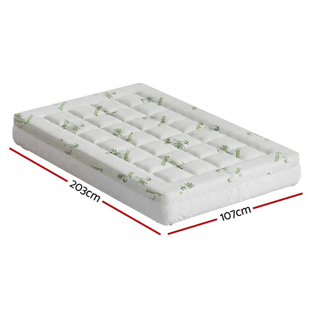 Giselle Bedding | Mattress Topper | Pillowtop Bamboo | 7.5cm | King Single