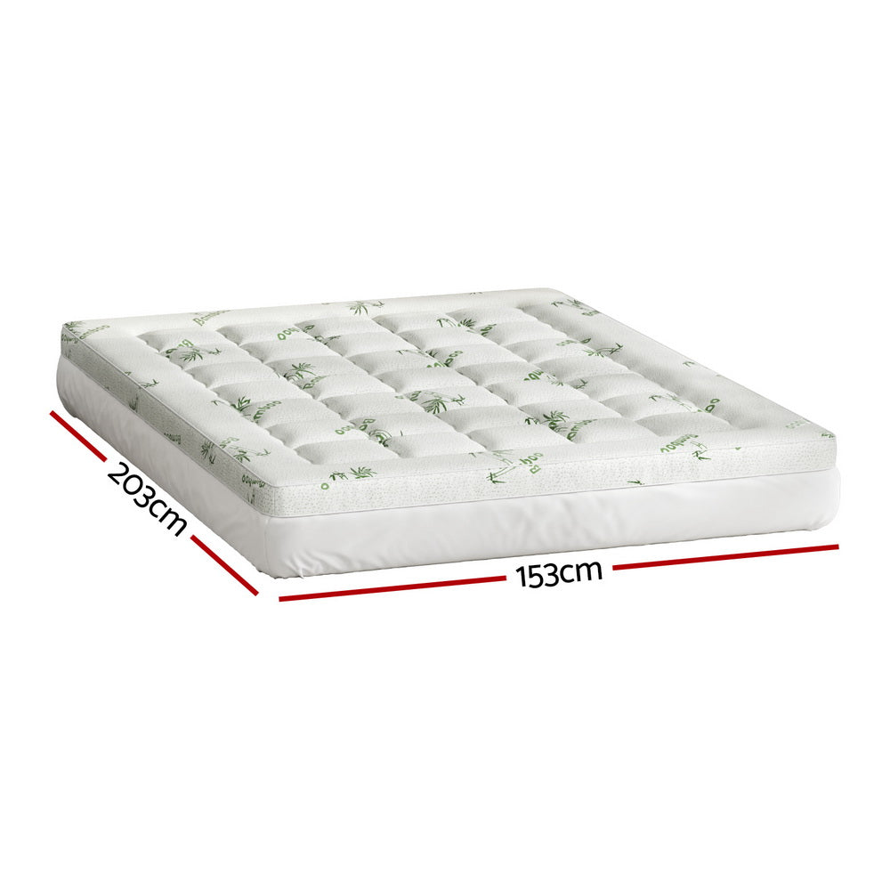 Giselle Bedding | Mattress Topper | Pillowtop Bamboo | 7.5cm | Queen