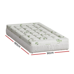 Giselle Bedding | Mattress Topper | Pillowtop Bamboo | 7.5cm | Single