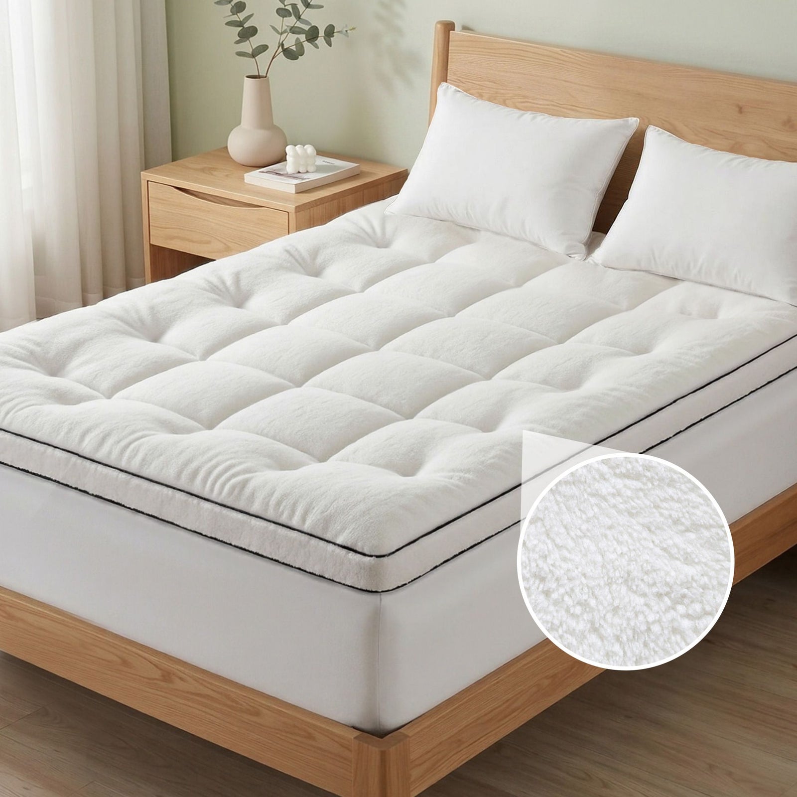 Mattress Topper | Double | 5cm Coral Fleece