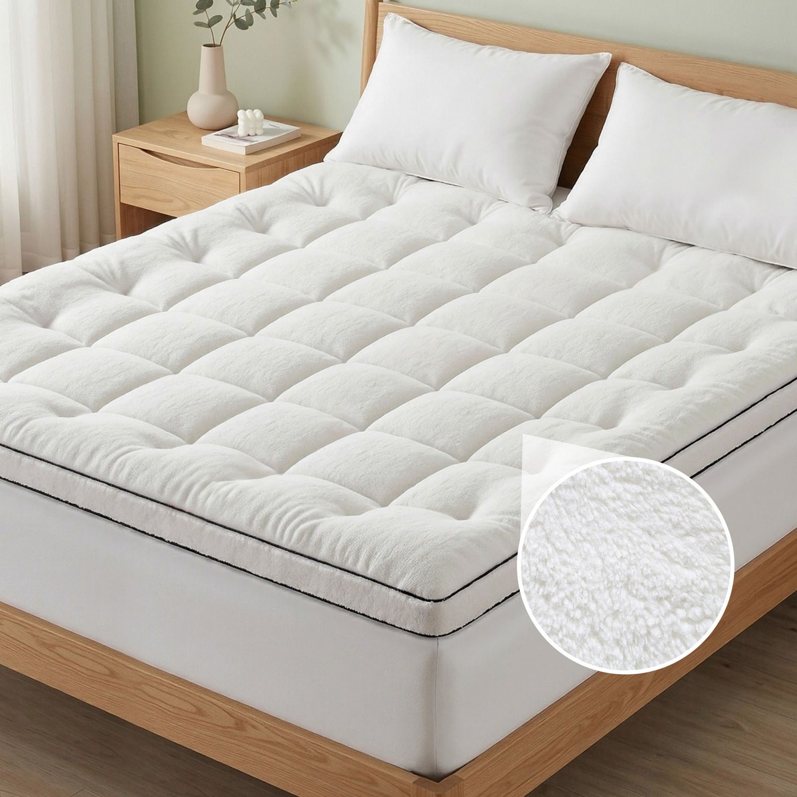 Mattress Topper | King | 5cm Coral Fleece