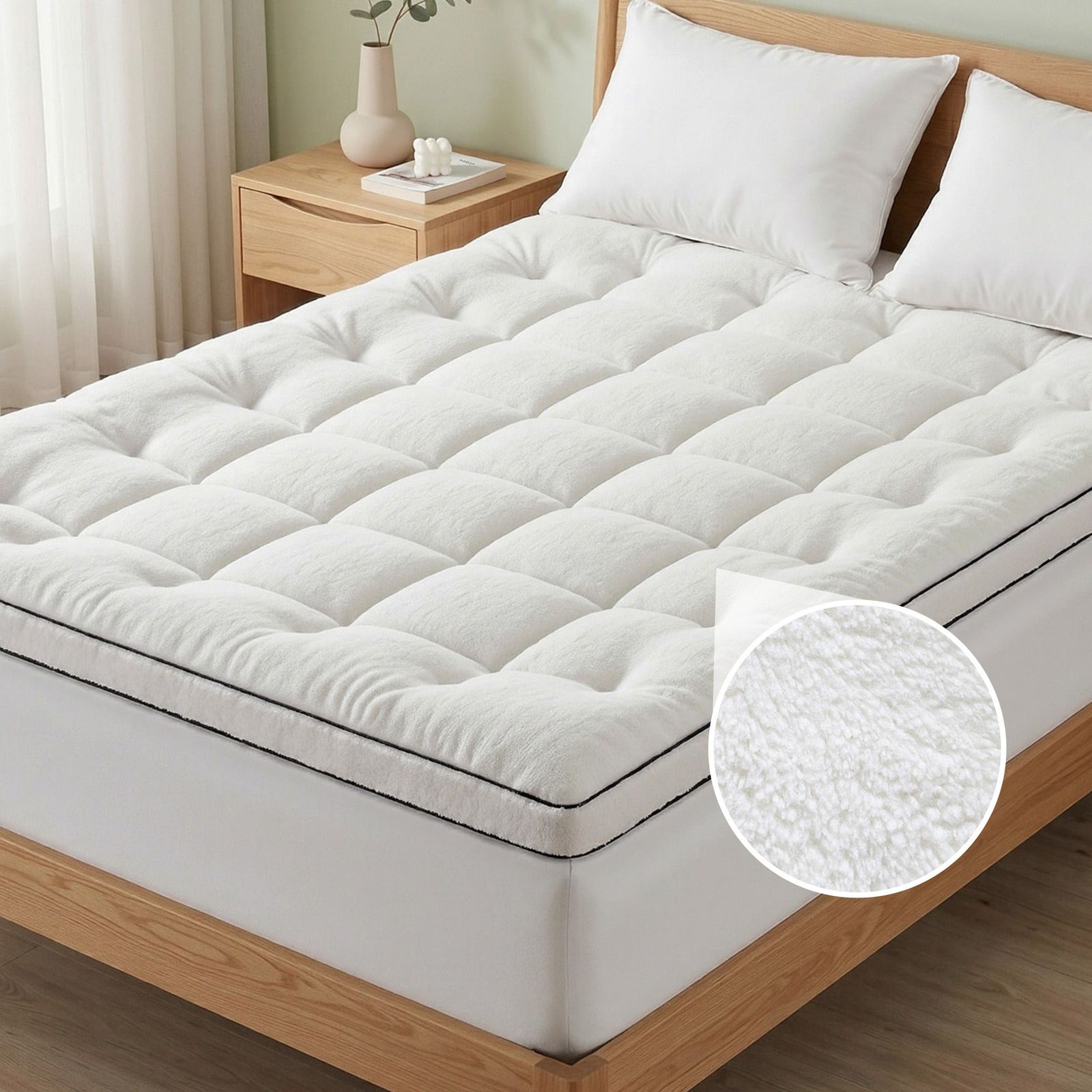 Mattress Topper | Queen | 5cm Coral Fleece