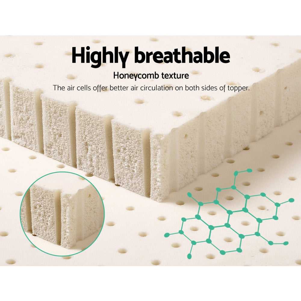 Giselle Bedding | Latex Mattress Topper | 5cm | Double