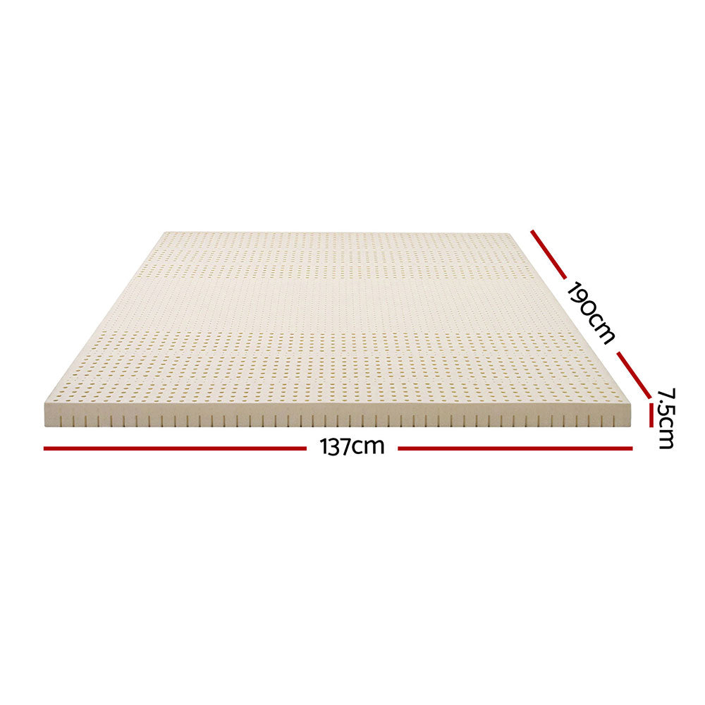 Latex Mattress Topper | 7.5cm | Double
