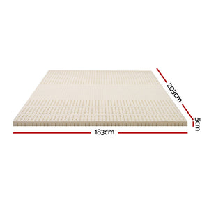 Latex Mattress Topper | 5cm | King