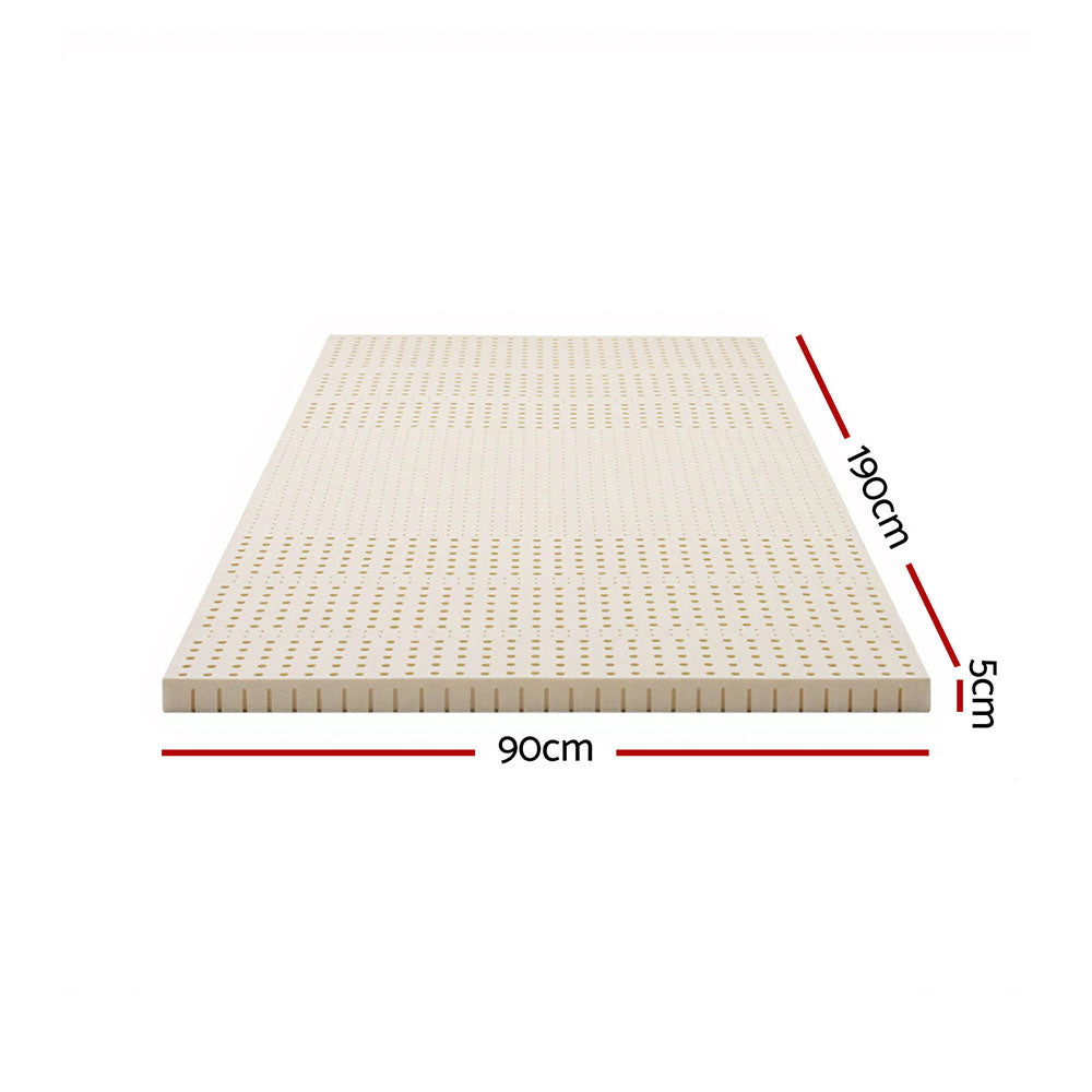 Natural Latex Topper | 5cm | Single