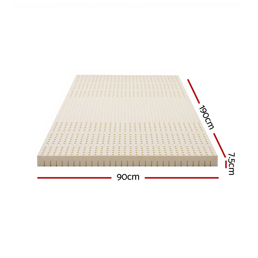 Latex Mattress Topper | 7.5cm | Single