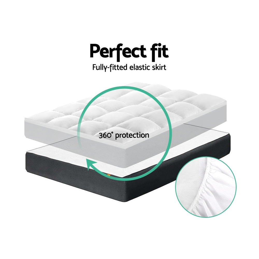Giselle Bedding | Mattress Topper | Pillowtop Protector Pad | King Single