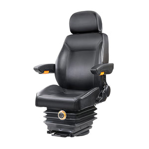 Tractor Seat | Forklift Excavator Truck | Universal Backrest Chair | PU Leather