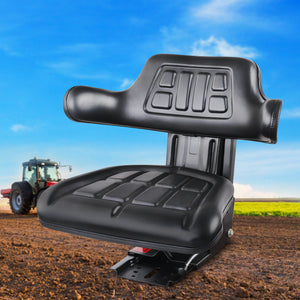 Tractor Seat | Forklift Excavator Truck | Universal Digger Chair | PU Leather