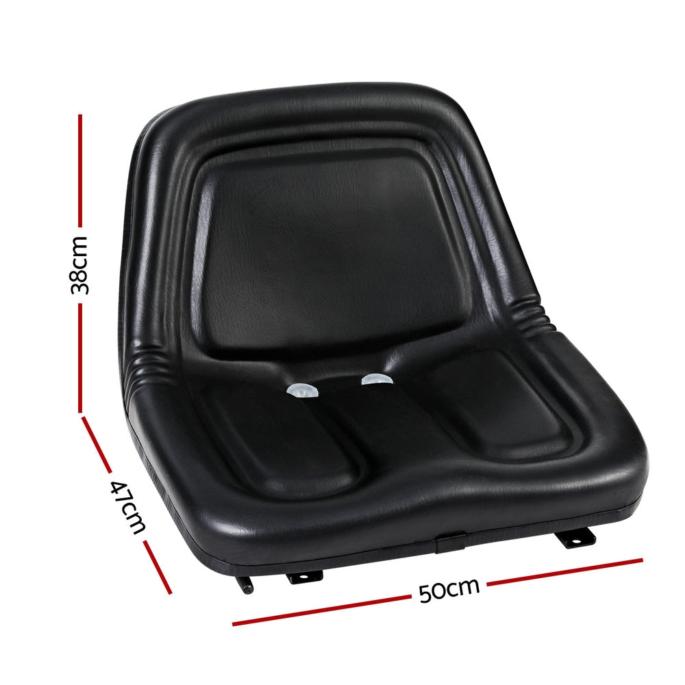 Tractor Seat | Forklift Excavator | Universal Backrest Truck Chair | PU Leather