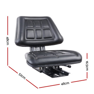 Tractor Seat | Forklift Excavator Truck | Universal Replacement PU Chair
