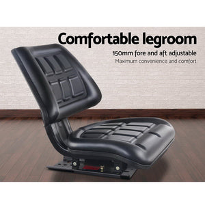 Tractor Seat | Forklift Excavator Truck | Universal Replacement PU Chair