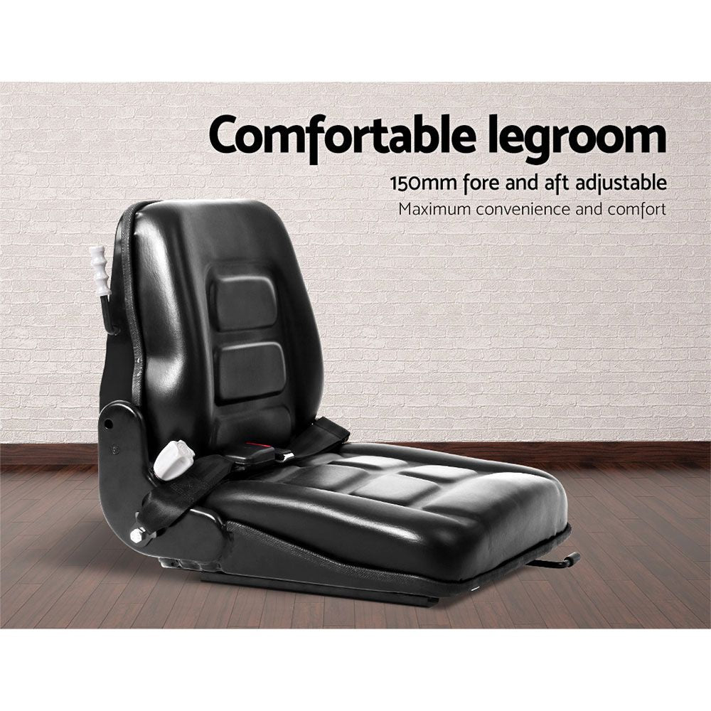 Tractor Seat | Forklift Excavator | Universal Backrest Truck PU Chair