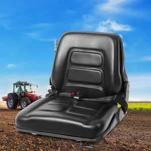 Tractor Seat | Forklift Excavator | Universal Backrest Truck PU Chair
