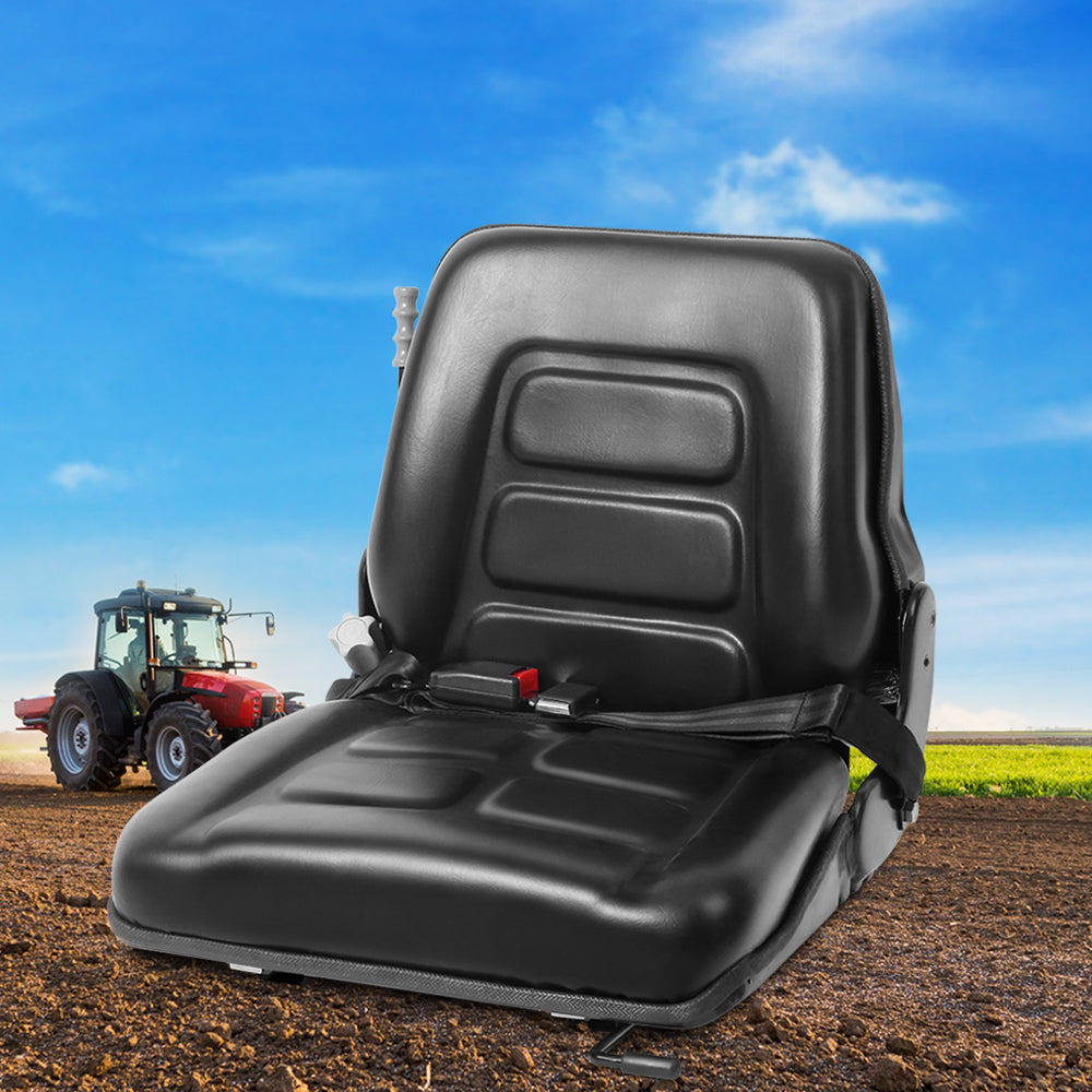 Tractor Seat | Forklift Excavator | Universal Backrest Truck PU Chair