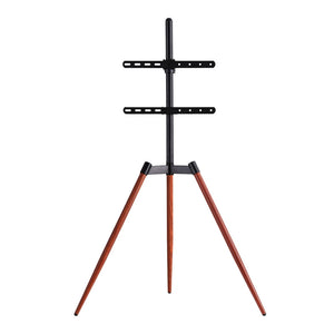 Wooden Tripod TV Stand | 32–65" | Height Adjustable | Easel Style