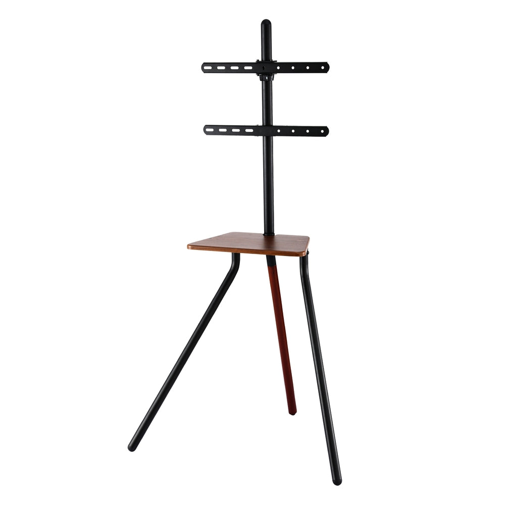 TV Stand | Wooden Tray | 24–55" Swivel Height Adjustable