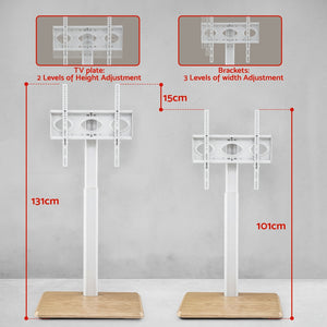 TV Stand | 24–55" Swivel Height Adjustable Floor Mount for TVs