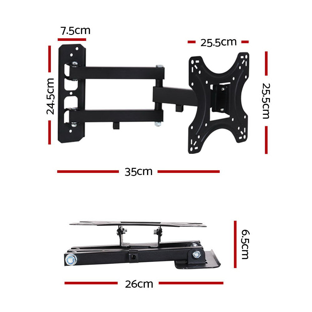 TV Wall Mount Bracket | for 17"-42" LED LCD TVs | Full Motion | Strong Arms